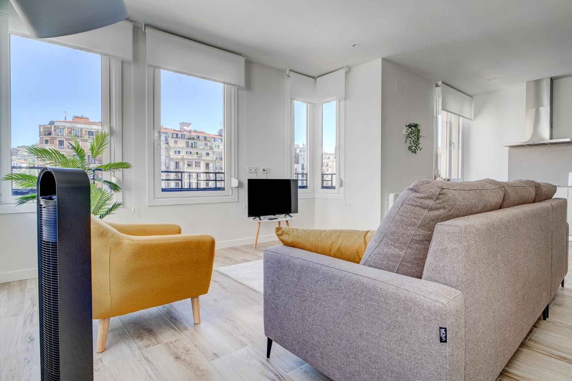 Apartamentos Gran Via By Sanse Holidays 圣塞瓦斯蒂安 外观 照片